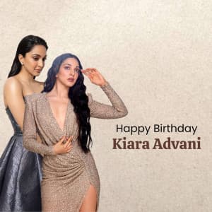 Kiara advani birthday poster