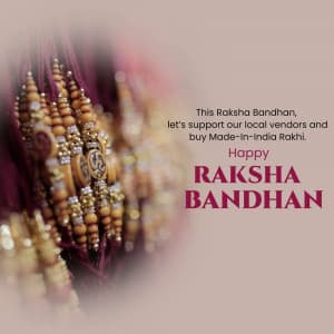 Vocal For Local Raksha Bandhan poster