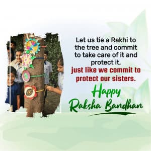 Rakhi with Environment banner