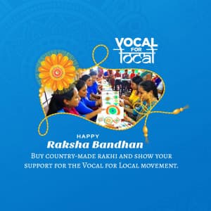 Vocal For Local Raksha Bandhan post