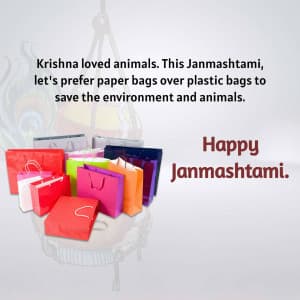 Eco-Friendly Janmashtami banner