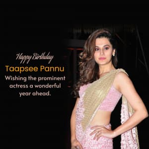 Tapsee Pannu Birthday video