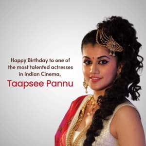 Tapsee Pannu Birthday image