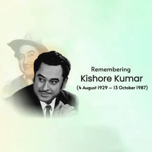 Kishore Kumar Jayanti graphic