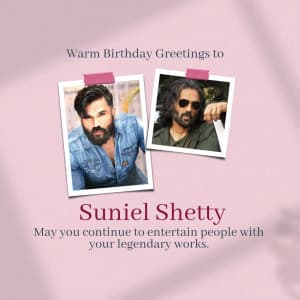 Suniel Shetty Birthday video