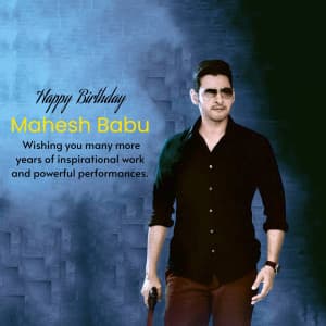 Mahesh Babu Birthday poster