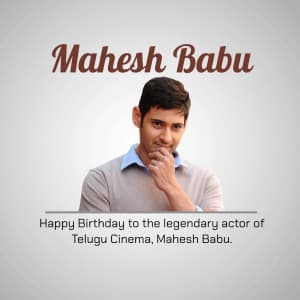 Mahesh Babu Birthday post