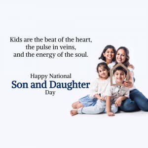 National Son and Daughter Day graphic