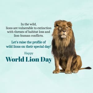 World Lion Day image