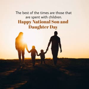 National Son and Daughter Day event advertisement