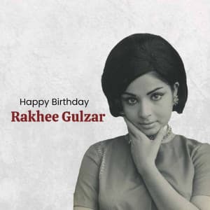 Rakhee Gulzar Birthday video