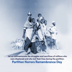 Partition Horrors Remembrance Day graphic