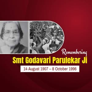 Godavari Parulekar Jayanti creative image