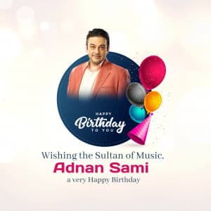 Adnan Sami Birthday post