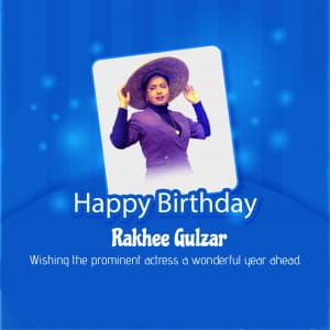 Rakhee Gulzar Birthday post