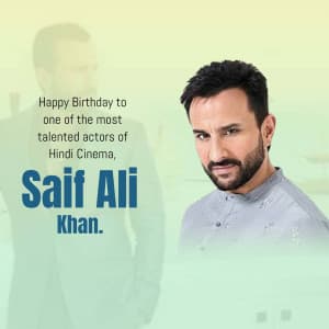 Saif Ali Khan Birthday image