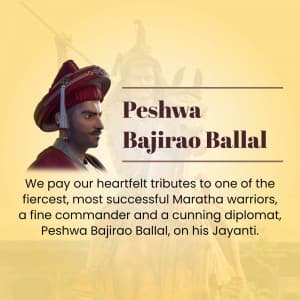 Baji Rao I Jayanti Instagram Post