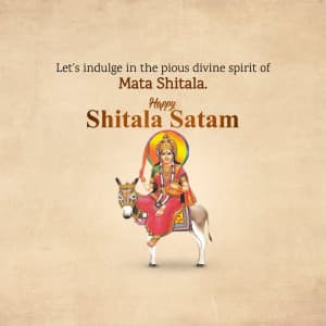 Shitala Satam event poster