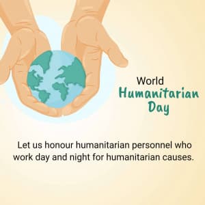 World Humanitarian Day graphic