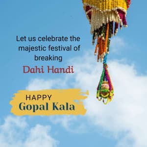 Dahi Handi marketing flyer