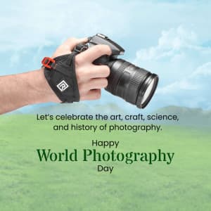 World Photography Day creative image