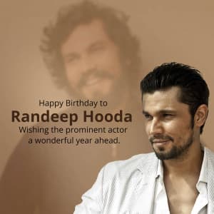 Randeep Hooda Birthday image