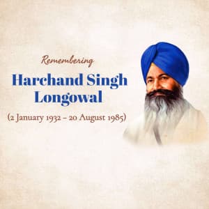 Harchand Singh Longowal Punyatithi poster