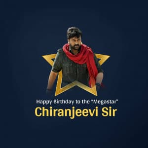 Chiranjeevi Birthday graphic