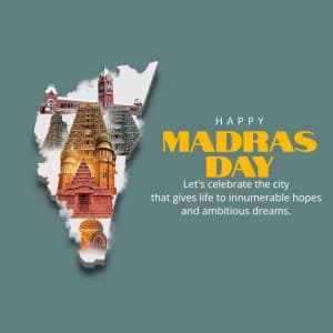 Madras Day poster Maker