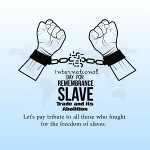 International Day for the Remembrance of the Slave Trade and its Abolition image