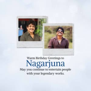 Akkineni Nagarjuna Birthday event advertisement