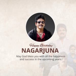 Akkineni Nagarjuna Birthday graphic