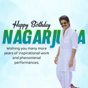 Akkineni Nagarjuna Birthday banner