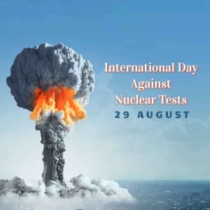 International Day Against Nuclear Tests flyer
