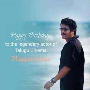 Akkineni Nagarjuna Birthday poster