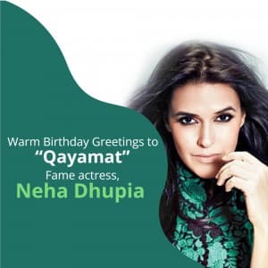 Neha Dhupia Birthday post