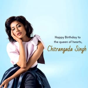 Chitrangada Singh Birthday flyer