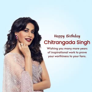 Chitrangada Singh Birthday banner