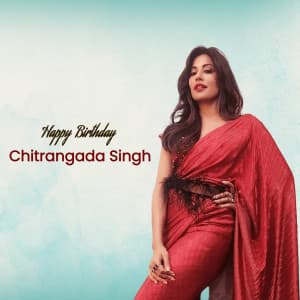 Chitrangada Singh Birthday event poster