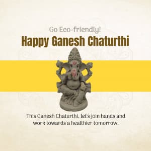 Eco-Friendly Ganesha Chaturthi banner