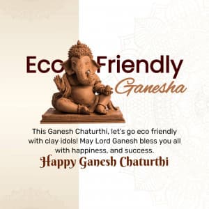 Eco-Friendly Ganesha Chaturthi event poster