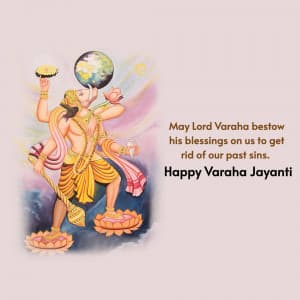 Varaha Jayanti event advertisement