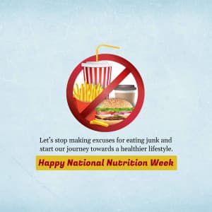 Nutrition Week Facebook Poster