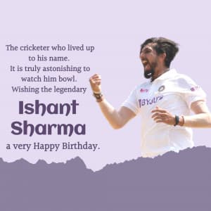 Ishant Sharma Birthday video