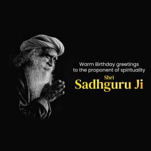 Jaggi Vasudev Birthday image