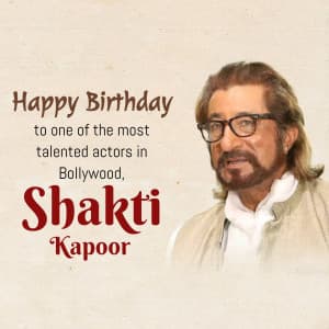 Shakti Kapoor Birthday video