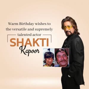 Shakti Kapoor Birthday image