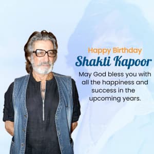 Shakti Kapoor Birthday banner