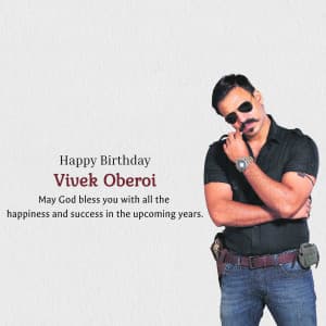 Vivek oberoi birthday flyer