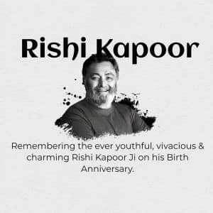 Rishi Kapoor Jayanti flyer